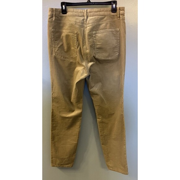 LOFT Straight Leg Curvy High Waist Corduroy Pants Size 31/12 Tan NWOT - Picture 7 of 7